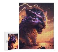 Jigsaws for Adults500 PCS Thundering Beast Epic Fantasy Art Teenagers Puzzles Hands-on Game Presents for Women Unique Birthday And Gifts 500 PCS