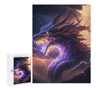 Jigsaws for Adults500 PCS Thundering Dragon Sky Artwork Adult Jigsaw Puzzle DIY Toys Precision Cutting Deal As Gifts for The Whole Family 500 PCS