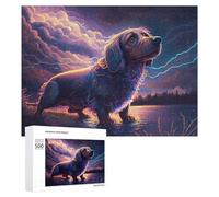 Jigsaws for Adults500 PCS Thunderstorm Dog Adventure -1 Teenagers Puzzles Hands-on Game Presents for Women Unique Birthday And Gifts 500 PCS