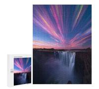 Jigsaws for Adults500 PCS Twilight Over Mountain Bay Jigsaw for Adults Toy Wall Decor Presents for Women Help The Brain Exercise 500 PCS