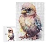 Jigsaws for Adults500 PCS Watercolor Baby Eagle Art Jigsaw Puzzle Brain Teaser Game Analysis And Logic Deal As Gifts for The Whole Family 500 PCS