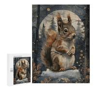 Jigsaws for Adults500 PCS Whimsical Squirrel Artwork Teenagers Puzzles Hands-on Game Presents for Women Unique Birthday And Gifts 500 PCS