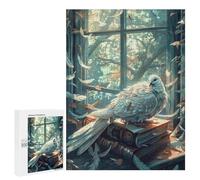 Jigsaws for Adults500 PCS Whispering Feathers A Magical Reading Nook Jigsaw Puzzles for Adults For Family Fun Challenging To Complete Learning Educational Toys 500 PCS