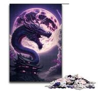 Jigsaws Pieces for Adults Brave Dragon Difficult Puzzles for Adults Educational Toy for Teenagers Home Office Decor 1000 PCS(75x50cm)