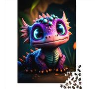 Jigsaws Puzzle for Adults Baby Dragon 6 1000 Piece Jigsaw Puzzles Wood Jigsaw for Age 18 Years Up Challenging Game 1000pcs (75x50cm)