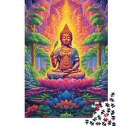 Jigsaws Puzzle for Adults Buddha Statue 1000 Piece Jigsaw Puzzles Paper Jigsaw for Age 18 Years Up Challenging Game 1000pcs (38x26cm)