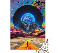 Jigsaws Puzzle for Adults Dreamscape9 1000 Piece Jigsaw Puzzles Wooden Jigsaw for Age 18 Years Up Challenging Game 1000pcs (75x50cm)