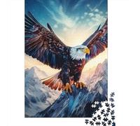 Jigsaws Puzzle for Adults Eagle 1000 Piece Jigsaw Puzzles Paper Jigsaw for Age 18 Years Up Challenging Game 1000pcs (38x26cm)