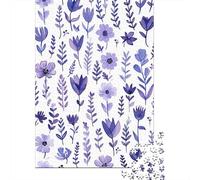 Jigsaws Puzzle for Adults Flower 1000 Piece Jigsaw Puzzles Wooden Jigsaw for Age 18 Years Up Challenging Game 1000pcs (75x50cm)