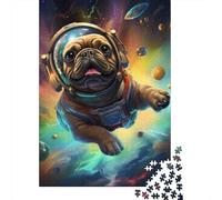 Jigsaws Puzzle for Adults French Bulldog 1000 Piece Jigsaw Puzzles Paper Jigsaw for Age 18 Years Up Challenging Game 1000pcs (38x26cm)
