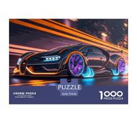 Jigsaws Puzzle for Adults Futuristic Supersport Car 1000 Piece Wood Jigsaw Puzzles for Kids Age 12 Years Up Challenging Game 1000pcs (75x50cm)