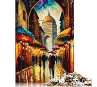 Jigsaws Puzzle for Adults Grand Bazaar Istanbul 1000 Piece Wood Jigsaw Puzzles for Kids Age 12 Years Up Challenging Game 1000pcs (75x50cm)