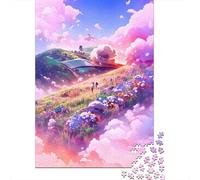 Jigsaws Puzzle for Adults Morning Walk 1000 Piece Jigsaw Puzzles Wooden Jigsaw for Age 18 Years Up Challenging Game 1000pcs (75x50cm)