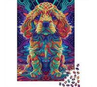 Jigsaws Puzzle for Adults Poodle Dog 1000 Piece Jigsaw Puzzles Paper Jigsaw for Age 18 Years Up Challenging Game 1000pcs (38x26cm)