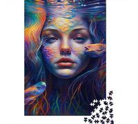 Jigsaws Puzzle for Adults Rainbow Spirit 500 Piece Jigsaw Puzzles Wood Jigsaw for Age 18 Years Up Challenging Game 500pcs (52x38cm)