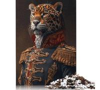 Jigsaws Puzzle for Adults Regal Jaguar Commander 500 Piece Jigsaw Puzzles Wood Jigsaw for Age 18 Years Up Challenging Game 500pcs (52x38cm)