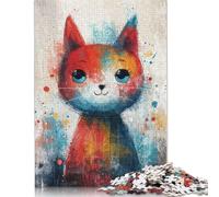 Jigsaws Puzzle for Adults Splash of Whimsy 500 Piece Jigsaw Puzzles Wood Jigsaw for Age 18 Years Up Challenging Game 500pcs (52x38cm)