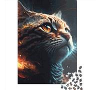 Jigsaws Puzzle for Adults The Cats 1000 Piece Jigsaw Puzzles Wooden Jigsaw for Age 18 Years Up Challenging Game 1000pcs (75x50cm)