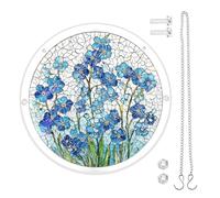 Jigsaws Puzzle Suncatchers 2D Acrylic Stained Glass Effect Window Hanging Garden Decors Valentines Day Womens Acrylic Window Panel