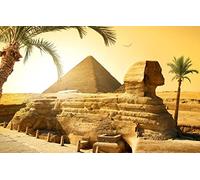 jigsaws puzzles 100 pieces,Natural beauty,Sun,Desert,Pyramids,Egypt,Sphinx,Cairo 45,5x35,5CM