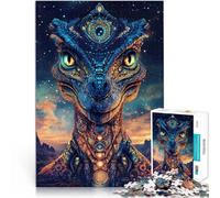 Jigsaws Puzzles 1000 Piece For Adults teenagers Dinosaur Art Made of cardboard Suitable for ages 14 and up Educational Game Challenge Toy Great gift for gaming。size：26x38cm/10.24x14.96inch