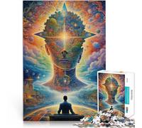 Jigsaws Puzzles 1000 Piece For Adults teenagers Minds Eye Made of wood Suitable for ages 14 and up Home Decoration game Toys Christmas game Presents for Women。size:50x75cm/19.68x29.52inch