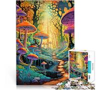 Jigsaws Puzzles 1000 Piece For Adults teenagers Psychedelic Art Made of cardboard Suitable for ages 14 and up Each piece is unique - Fun and challenging game for the whole ideas。