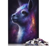 Jigsaws Puzzles 1000 Pieces Adult Puzzle Galaxy Animal Alpaca Puzzles Jigsaws Art Diy Game Gift Toy Family Game 1000pcs (75x50cm)