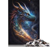 Jigsaws Puzzles 1000 Pieces Adult Puzzle Galaxy Art Chinese Dragon Puzzles Jigsaws Art Diy Game Gift Toy Family Game 1000pcs (75x50cm)