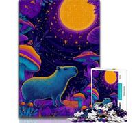 Jigsaws Puzzles 1000 Pieces for Adults Gifts Animal Capybara 1000 Piece Jigsaw,Stress Reliever Difficult Challenge Suitable for Desktop Decoration (size 75x50cm)