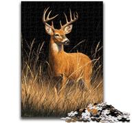 Jigsaws Puzzles 1000 Pieces for Adults Gifts Animal Deer Adult Jigsaw,Decompressing Intellectual Educational Toy Perfect Decoration (50x75cm)