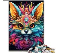 Jigsaws Puzzles 1000 Pieces for Adults Gifts Animal Foxes,Help The Brain Exercise Addictive Toys to Cultivate Patience Wall Decoration 38x26cm