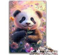 Jigsaws Puzzles 1000 Pieces for Adults Gifts Animal Panda 1000 Pieces for Adults,for Educational Game Challenge Toy Birthday Present, Gifts, Wall Art (38x26cm)