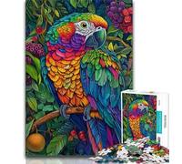 Jigsaws Puzzles 1000 Pieces for Adults Gifts Animal Parrot,Educational Family Game Wall Decoration Unique Birthday And Xmas Gifts 75x50cm