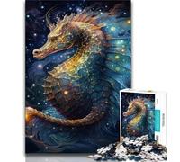 Jigsaws Puzzles 1000 Pieces for Adults Gifts Animal Seahorses 1000 Piece Jigsaw,Enhance Love between Couples for Ages 14+ (size 38x26cm)