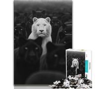 Jigsaws Puzzles 1000 Pieces for Adults Gifts Animal Tiger Art,Educational Games Home Decoration Is Ideal As A Gift for The Whole Family 38x26cm
