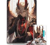Jigsaws Puzzles 1000 Pieces for Adults Gifts Anime Devil Boy,Help The Brain Exercise Addictive Toys to Cultivate Patience Gift For Birthdays 50x75cm