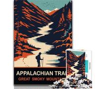 Jigsaws Puzzles 1000 Pieces for Adults Gifts Appalachian Trail,Toys Educational Games Stress Relieving Unique Home Decor And Gifts (38x26cm)