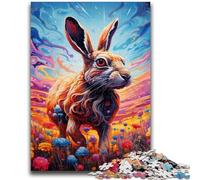 Jigsaws Puzzles 1000 Pieces for Adults Gifts Art Rabbits Puzzles for Adults,Stress Reliever Difficult Challenge Secret Santa Gifts (26x38cm)