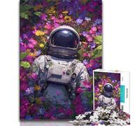 Jigsaws Puzzles 1000 Pieces for Adults Gifts Astronaut 1000 Pieces for Teenagers,Learning Educational Toys Family Games Unique Birthday And Gifts (size 75x50cm)