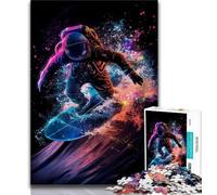 Jigsaws Puzzles 1000 Pieces for Adults Gifts Astronauts in Space Adult Jigsaw,Learning Educational Toys Family Games Unique Birthday And Gifts (size 75x50cm)