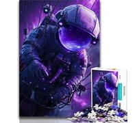 Jigsaws Puzzles 1000 Pieces for Adults Gifts Astronauts in Space,Toys Educational Games Stress Relieving Unique Home Decor And Gifts (38x26cm)