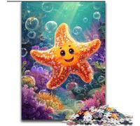 Jigsaws Puzzles 1000 Pieces for Adults Gifts Baby Starfish,Educational Games Home Decoration Is Ideal As A Gift for The Whole Family 38x26cm