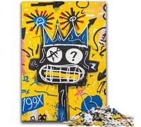 Jigsaws Puzzles 1000 Pieces for Adults Gifts Basquiat-style Child Decompressing Intellectual Educational Toy Suitable for Desktop Decoration 26x38cm