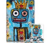 Jigsaws Puzzles 1000 Pieces for Adults Gifts Basquiat-style Child,Stress Reliever Difficult Challenge Every Piece Is Unique - Challenging Family Fun Game 38x26cm