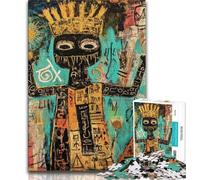 Jigsaws Puzzles 1000 Pieces for Adults Gifts Basquiat-style,Educational Games Home Decoration Unique Home Decor And Gifts (38x26cm)