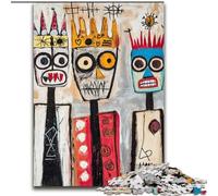 Jigsaws Puzzles 1000 Pieces for Adults Gifts Basquiat-style, Suitable for Ages 14 And Up Home Educational Games DIY Toys Artwork Gift (Size 50x75cm)