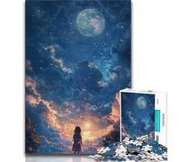 Jigsaws Puzzles 1000 Pieces for Adults Gifts Beautiful Anime Landscape Puzzles for Adults,Learning Educational Toys Family Games Unique Birthday And Gifts (size 38x26cm)