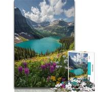 Jigsaws Puzzles 1000 Pieces for Adults Gifts Beautiful Mountains And Lakes Jigsaw,Stress Reliever Staycation Kill Time Home Decoration Toys (size 38x26cm)