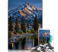 Jigsaws Puzzles 1000 Pieces for Adults Gifts Beautiful Mountains And Lakes Puzzles for Teenagers,Brain Teaser - Birthday Gift for Men (size 38x26cm)
